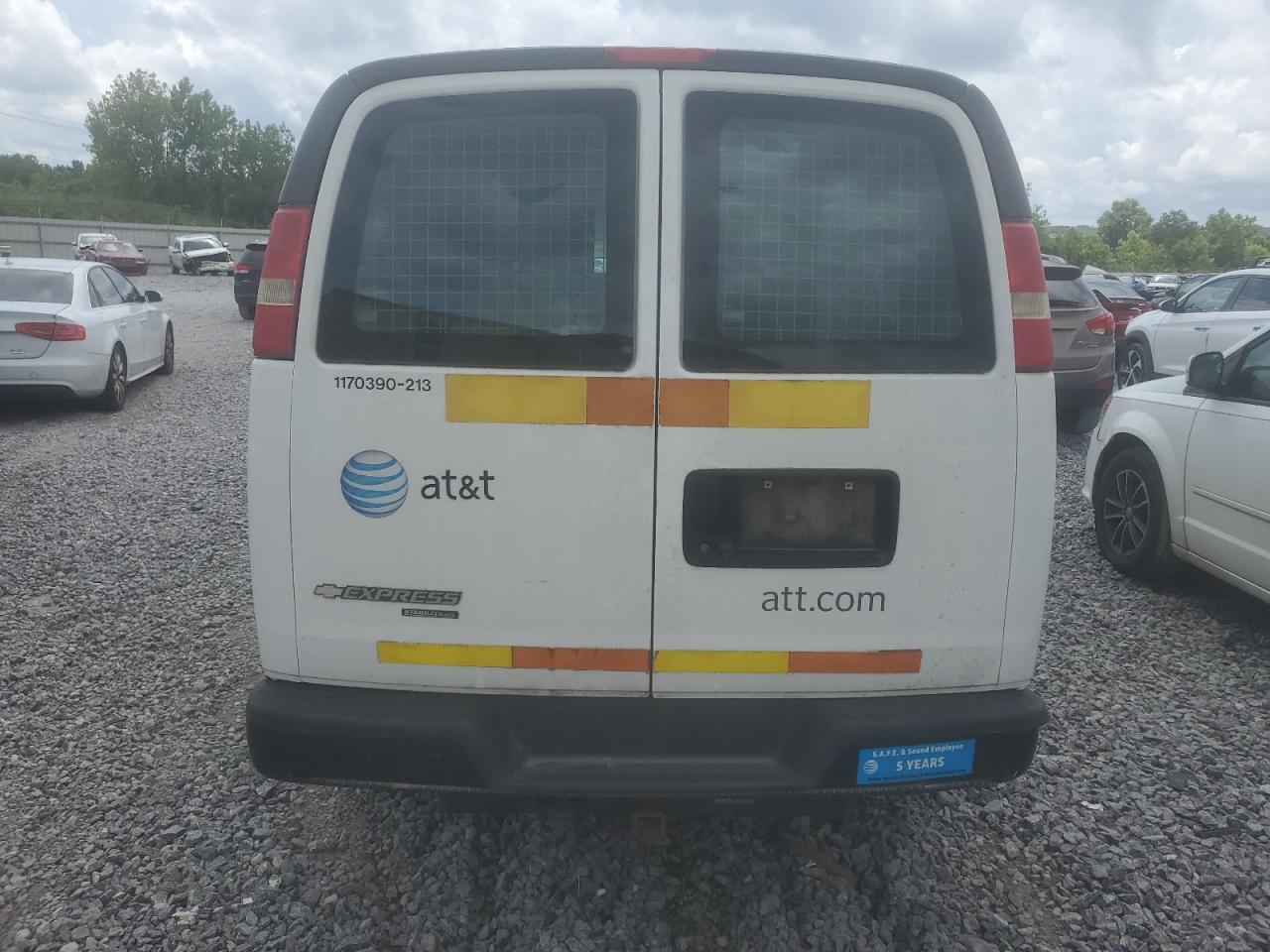 2013 Chevrolet Express G2500 VIN: 1GCWGFCA7D1141371 Lot: 62828335