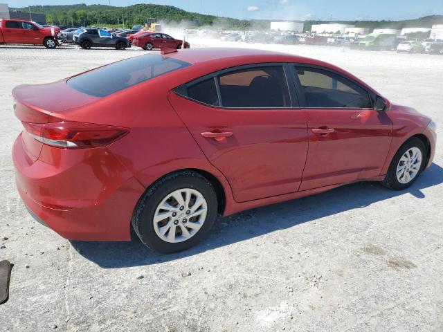 Sedans HYUNDAI ELANTRA 2017 Czerwony