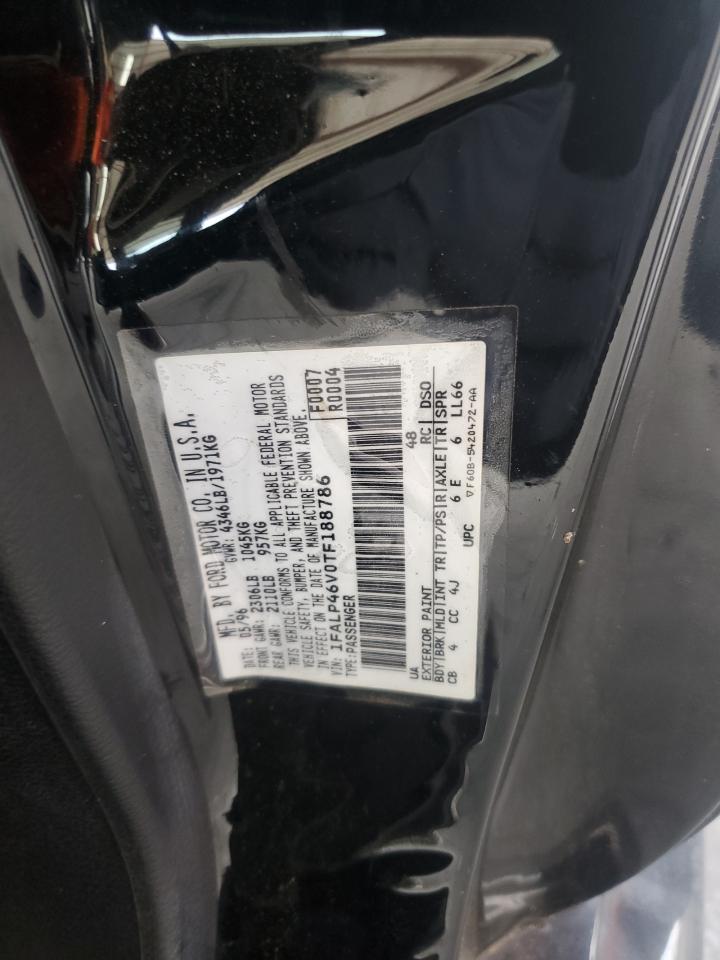 1996 Ford Mustang Cobra VIN: 1FALP46V0TF188786 Lot: 57933355