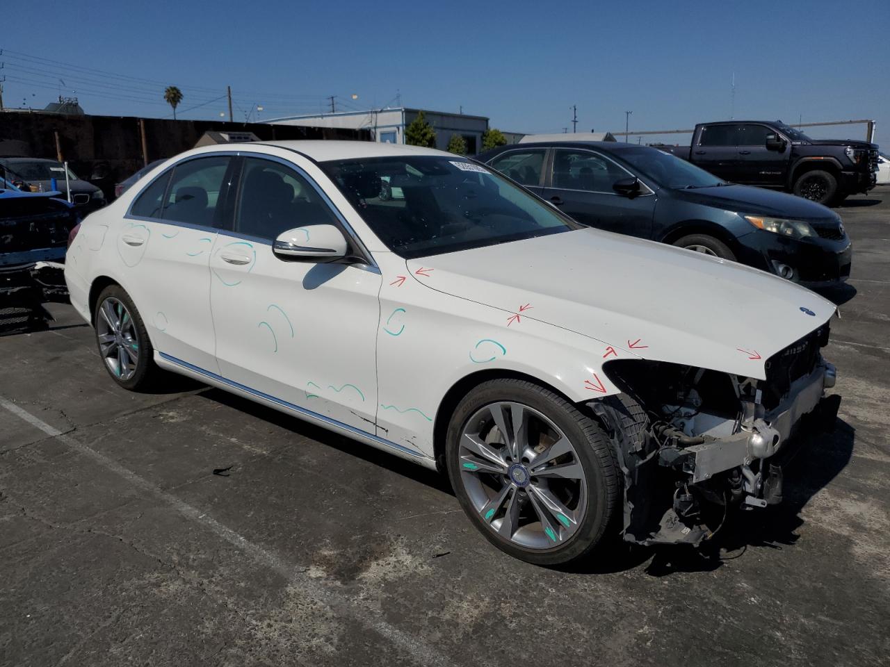 MERCEDES-BENZ C-CLASS 2017 VIN 55SWF4JB8HU196944 zdjęcie 4