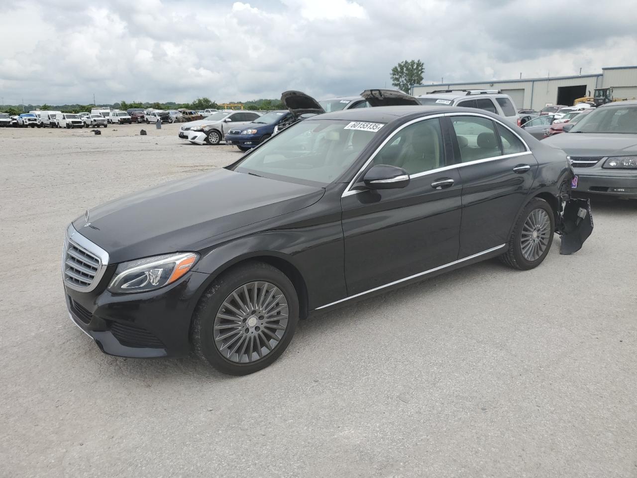 2015 Mercedes-Benz C 300 4Matic იყიდება Kansas City-ში, KS - Rear End