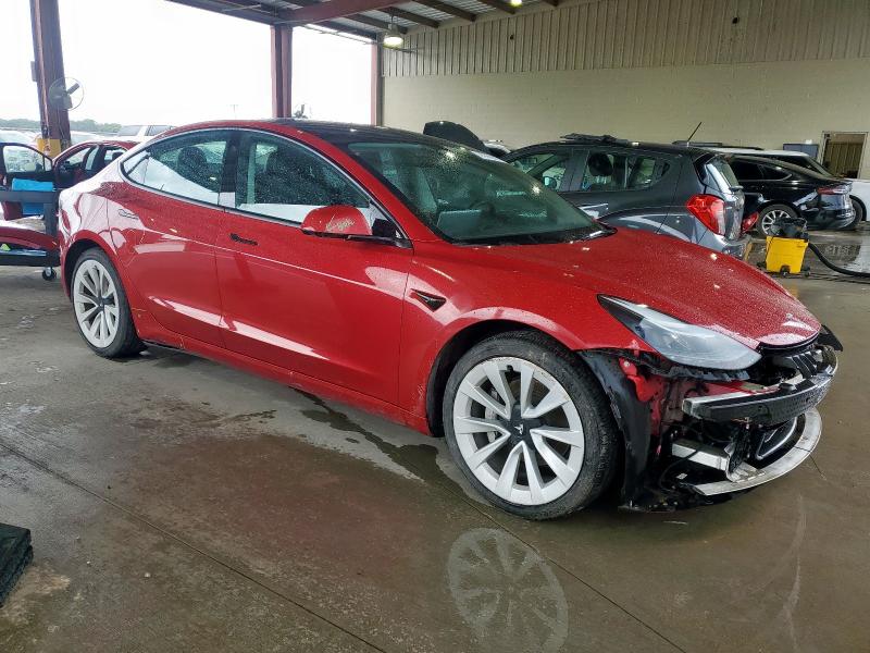  TESLA MODEL 3 2022 Red