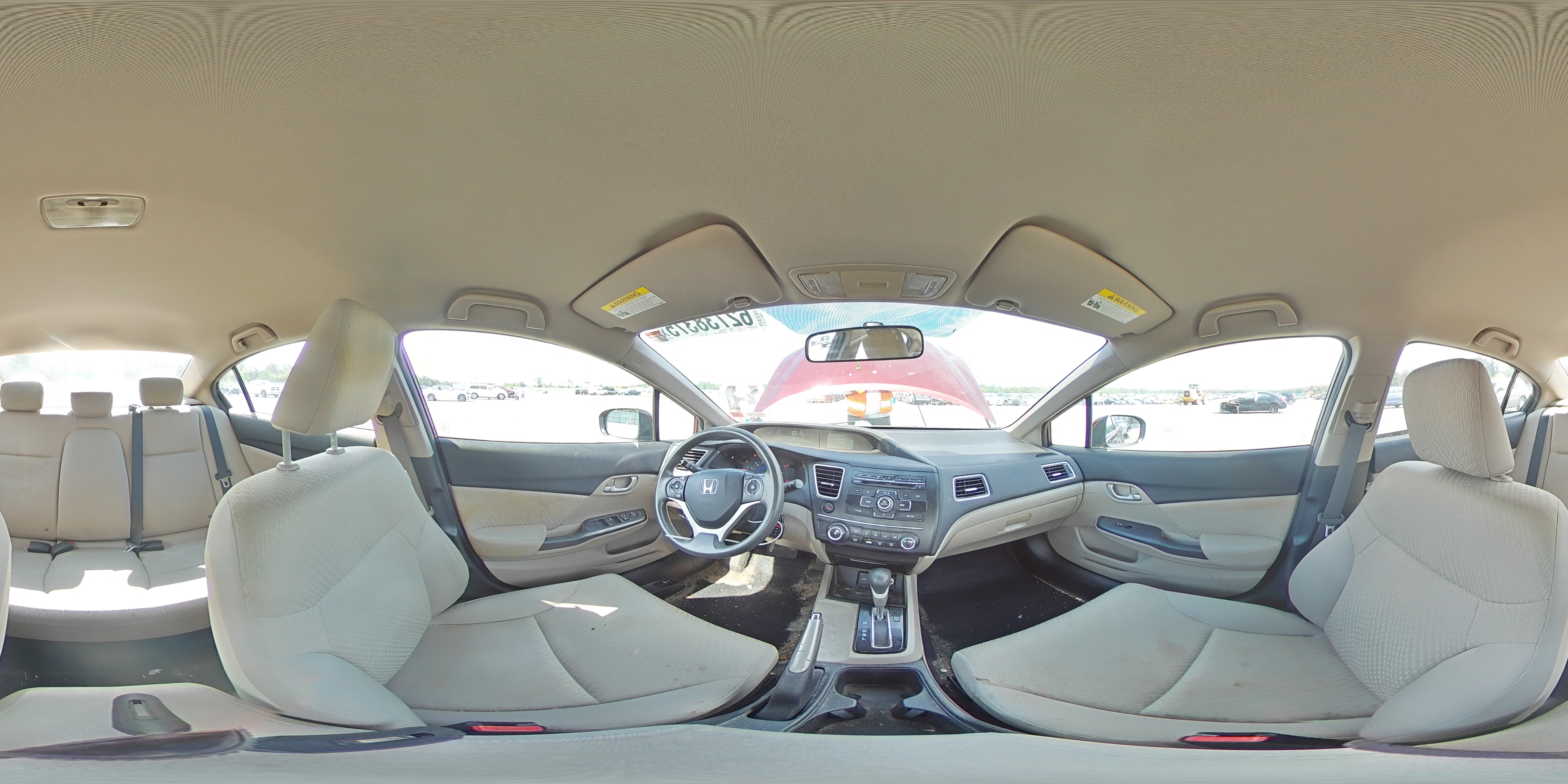 2014 Honda Civic Lx VIN: 19XFB2F53EE207595 Lot: 62738375