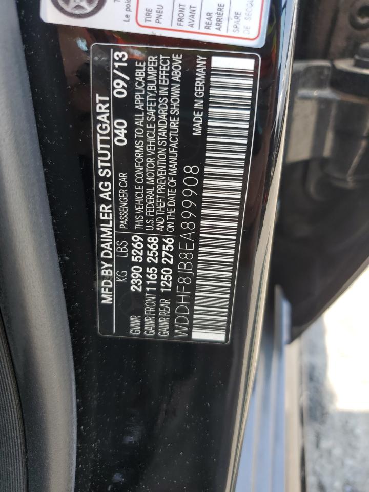 2014 Mercedes-Benz E 350 4Matic VIN: WDDHF8JB8EA899908 Lot: 59102595