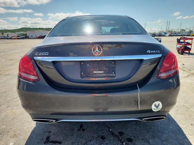 Sedans MERCEDES-BENZ C-CLASS 2015 Brązowy