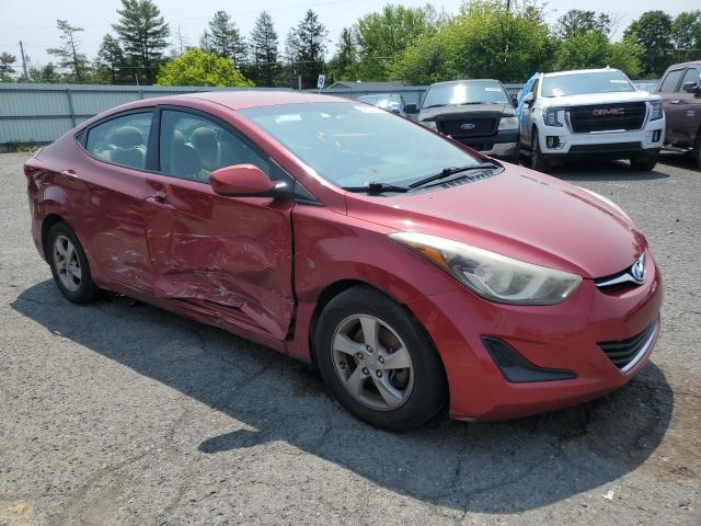  HYUNDAI ELANTRA 2014 Czerwony