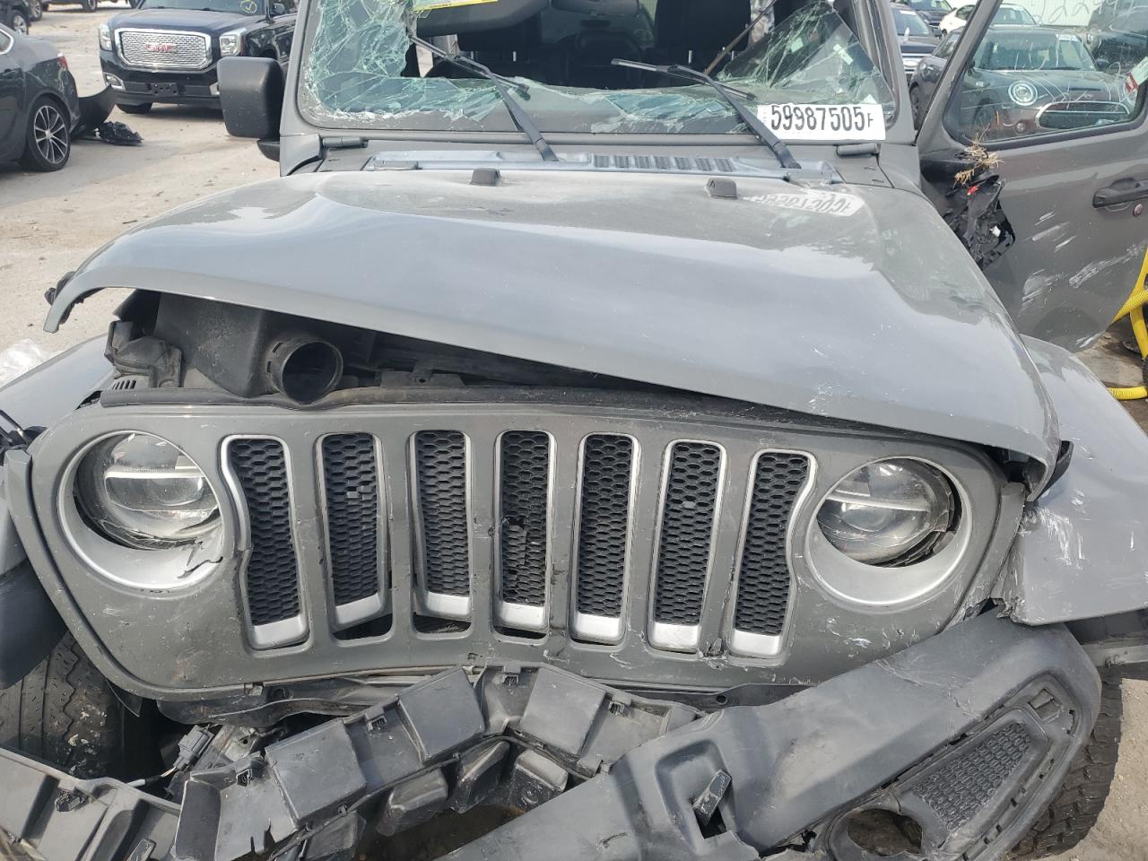 2019 Jeep Wrangler Unlimited Sahara VIN: 1C4HJXEGXKW583644 Lot: 59987505