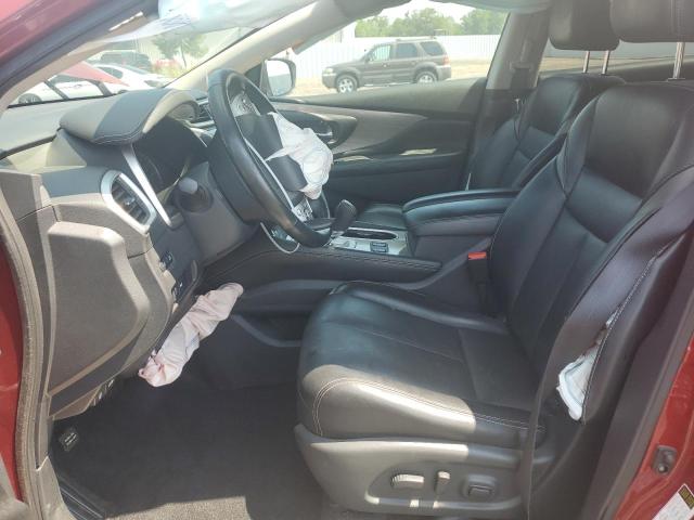  NISSAN MURANO 2018 Czerwony