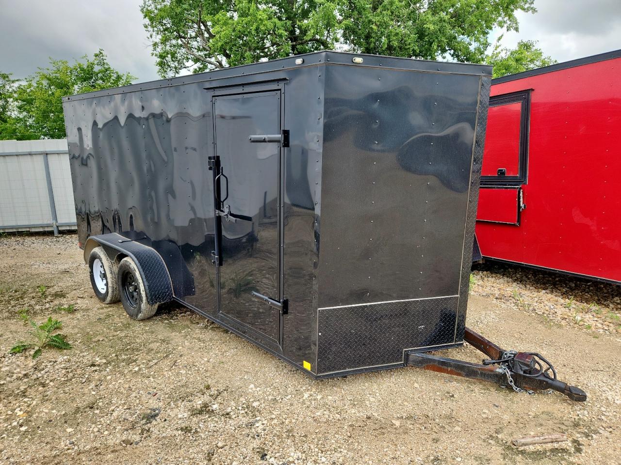 2024 Sawyer 7Bp16 Enclosed Cargo Trailer იყიდება Temple-ში, TX - Side