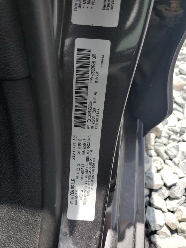 2015 Chrysler 200 S VIN: 1C3CCCBG5FN661555 Lot: 62961925