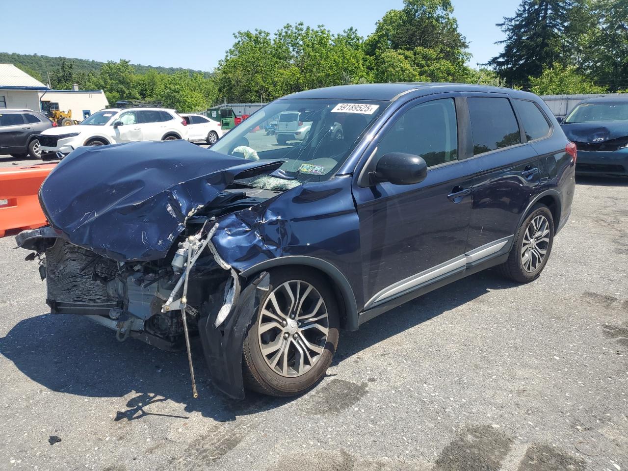 2016 Mitsubishi Outlander Se de vânzare în Grantville, PA - Front End