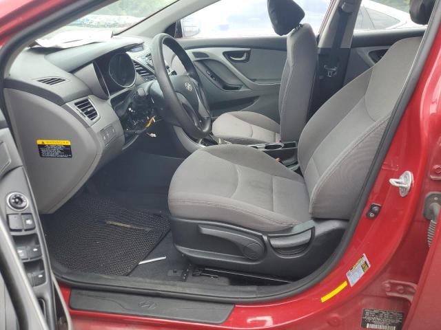  HYUNDAI ELANTRA 2016 Czerwony