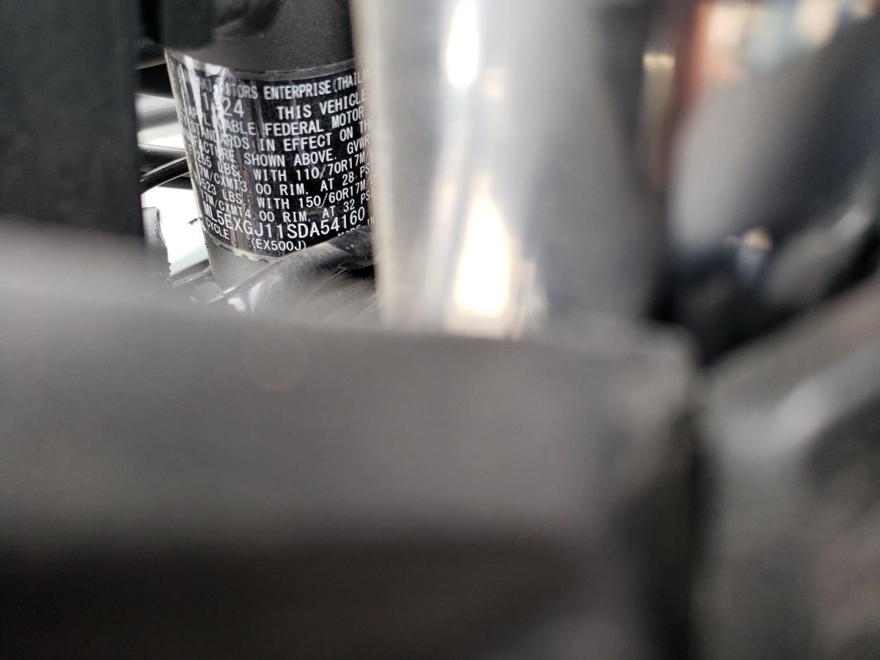 ml5exgj11sda54160 ML5EXGJ11SDA54160 2025 Kawasaki Ex500 A