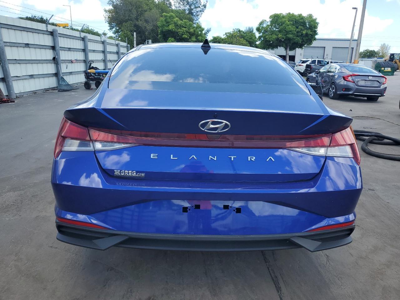2022 Hyundai Elantra Se VIN: KMHLL4AGXNU255192 Lot: 61533095