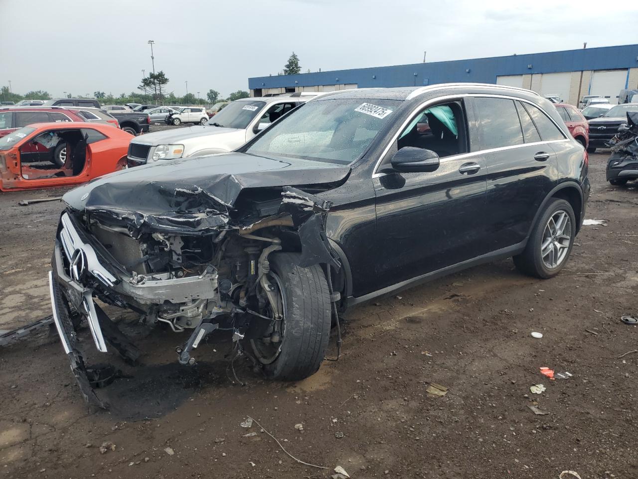 2018 Mercedes-Benz Glc 300 4Matic black null gas WDC0G4KB1JV067822 photo #1