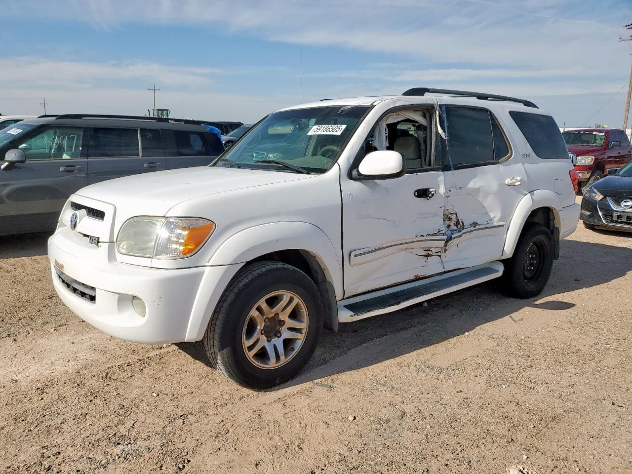 2007 Toyota Sequoia Sr5 en Venta en Andrews, TX - Side