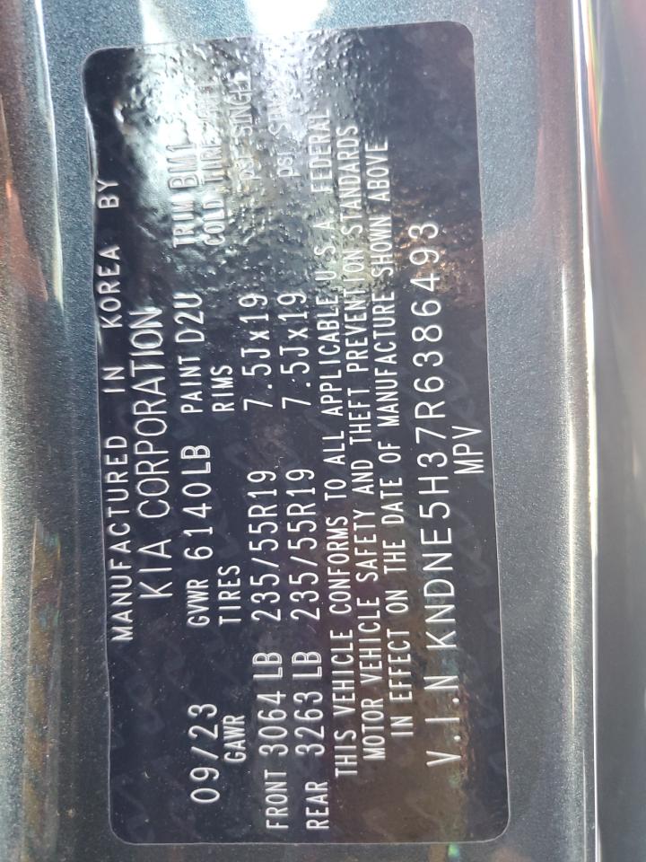 2024 Kia Carnival Sx VIN: KNDNE5H37R6386493 Lot: 61480615