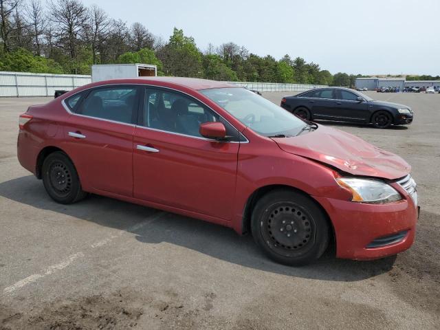  NISSAN SENTRA 2014 Czerwony