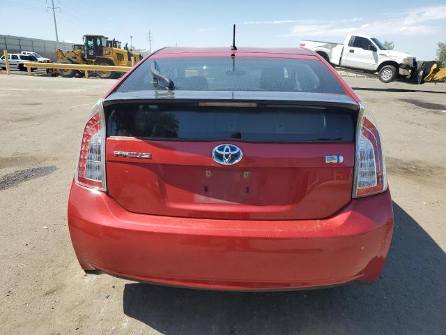  TOYOTA PRIUS 2012 Red