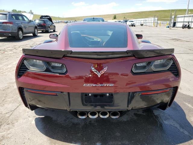  CHEVROLET CORVETTE 2017 Czerwony
