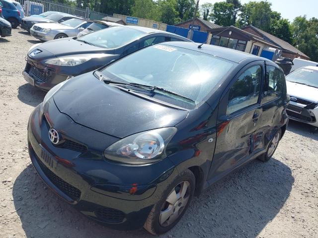 2010 TOYOTA AYGO BLACK for sale at Copart WOLVERHAMPTON