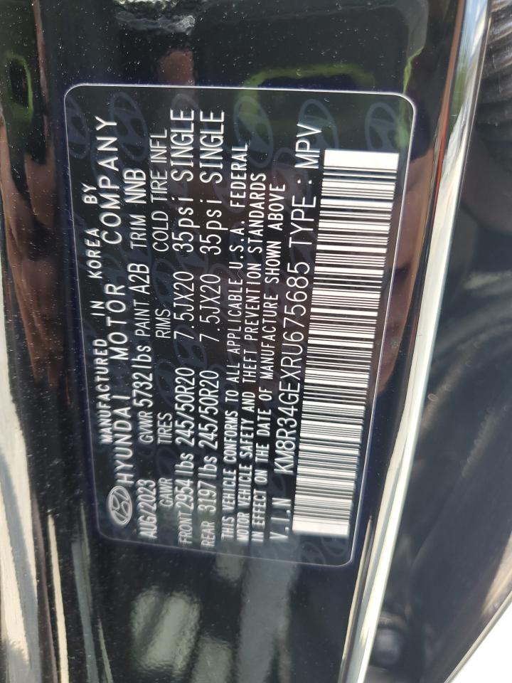 2024 Hyundai Palisade Xrt VIN: KM8R34GEXRU675685 Lot: 60094645