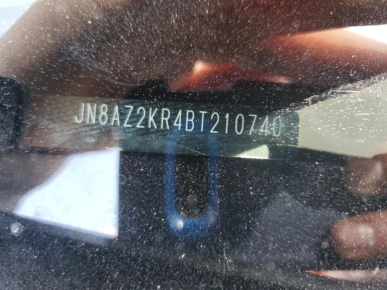 2011 Nissan Cube Base VIN: JN8AZ2KR4BT210740 Lot: 60148265