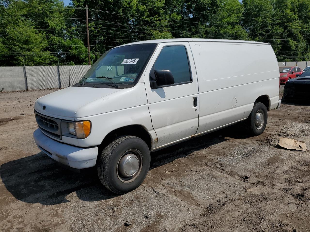 2001 Ford Econoline E250 Van de vânzare în Chalfont, PA - Rear End