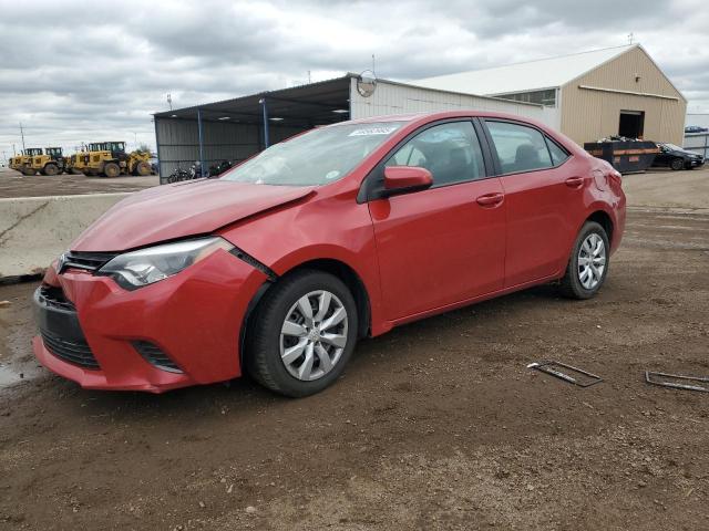  TOYOTA COROLLA 2015 Red