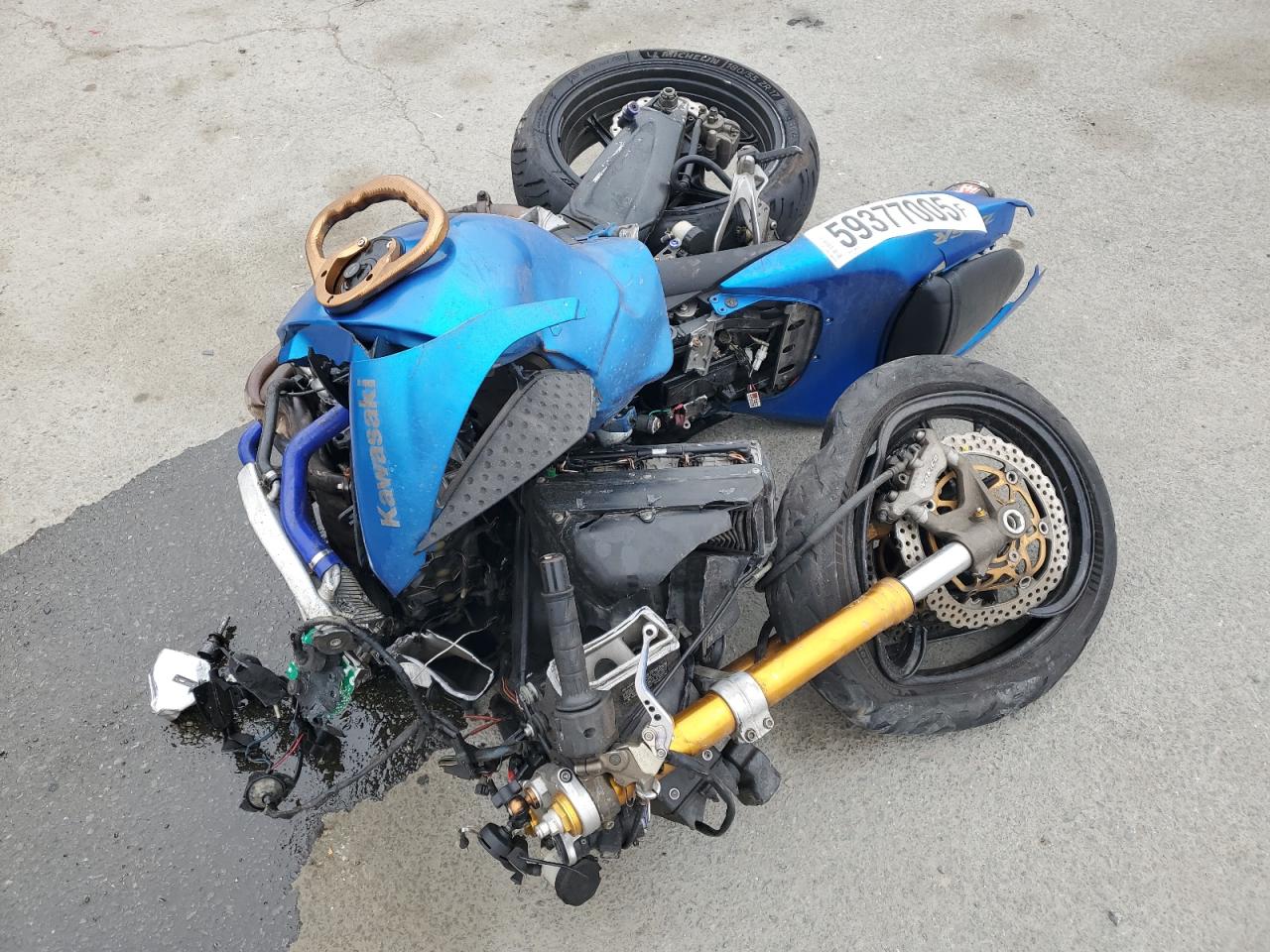 2006 Kawasaki Ninja ZX-6R at CA - San Diego: JKBZXJC156A