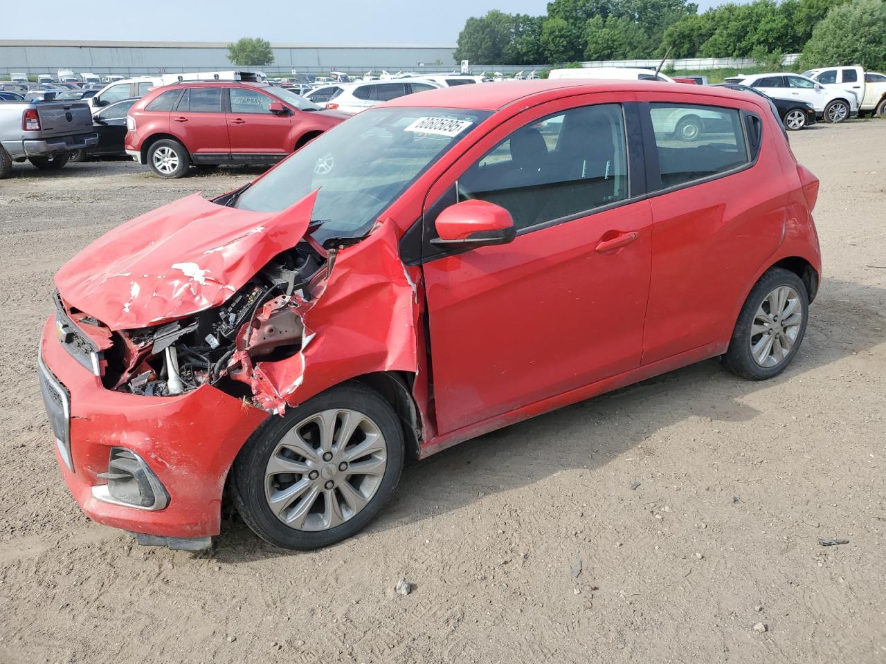 2016 Chevrolet Spark 1Lt de vânzare în Davison, MI - Front End