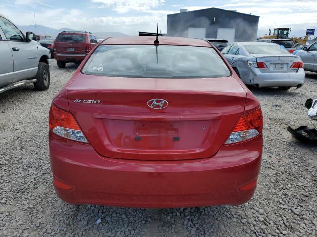  HYUNDAI ACCENT 2013 Красный