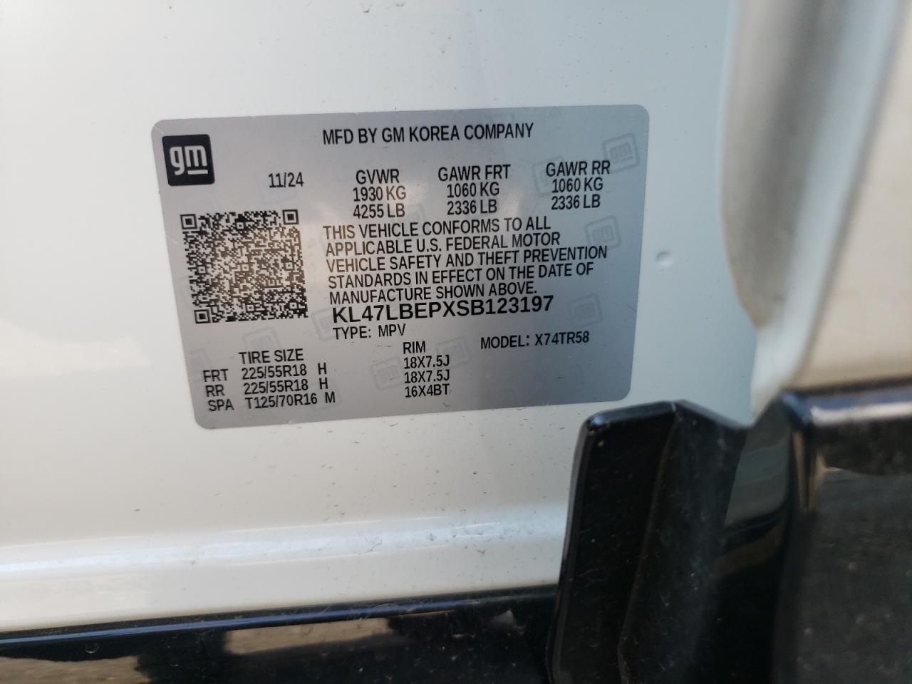 2025 Buick Envista Sport Touring VIN: KL47LBEPXSB123197 Lot: 62497255