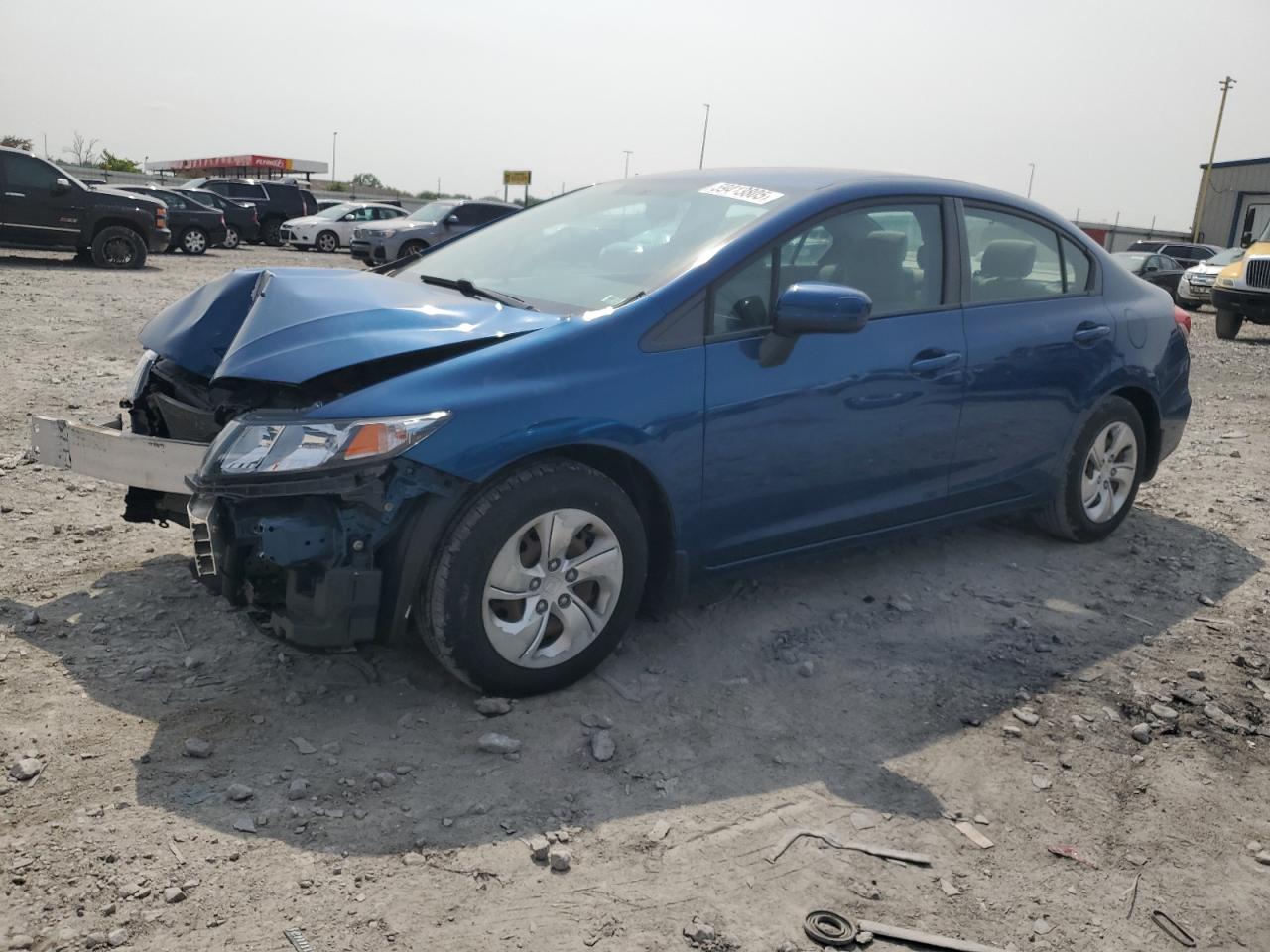 2014 Honda Civic Lx للبيع في Cahokia Heights، IL - Front End