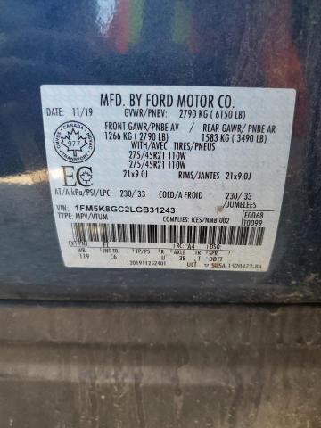 2020 FORD EXPLORER ST