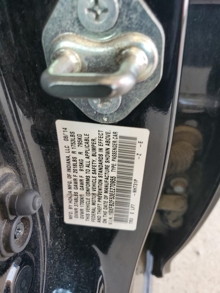 2014 Honda Civic Lx VIN: 19XFB2F53EE270955 Lot: 62777625