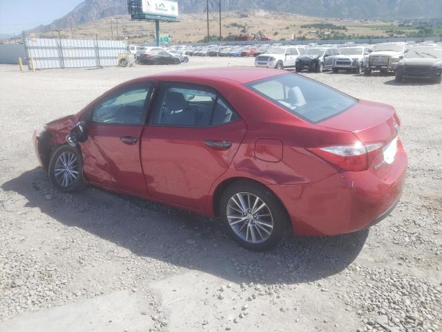  TOYOTA COROLLA 2014 Red