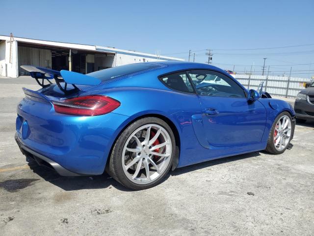  PORSCHE CAYMAN 2016 Синий