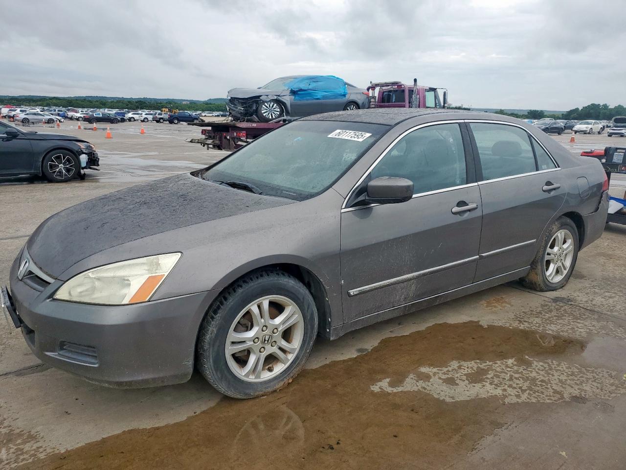 2006 Honda Accord Ex brown null gas 1HGCM56886A096475 photo #1