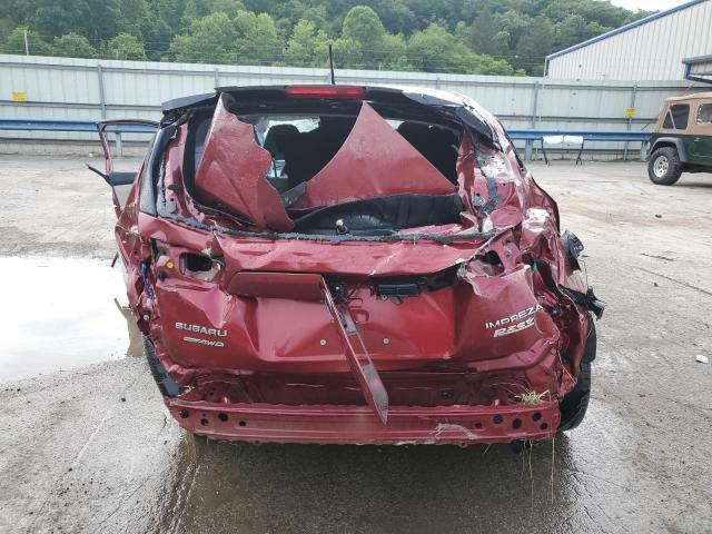  SUBARU IMPREZA 2017 Burgundy