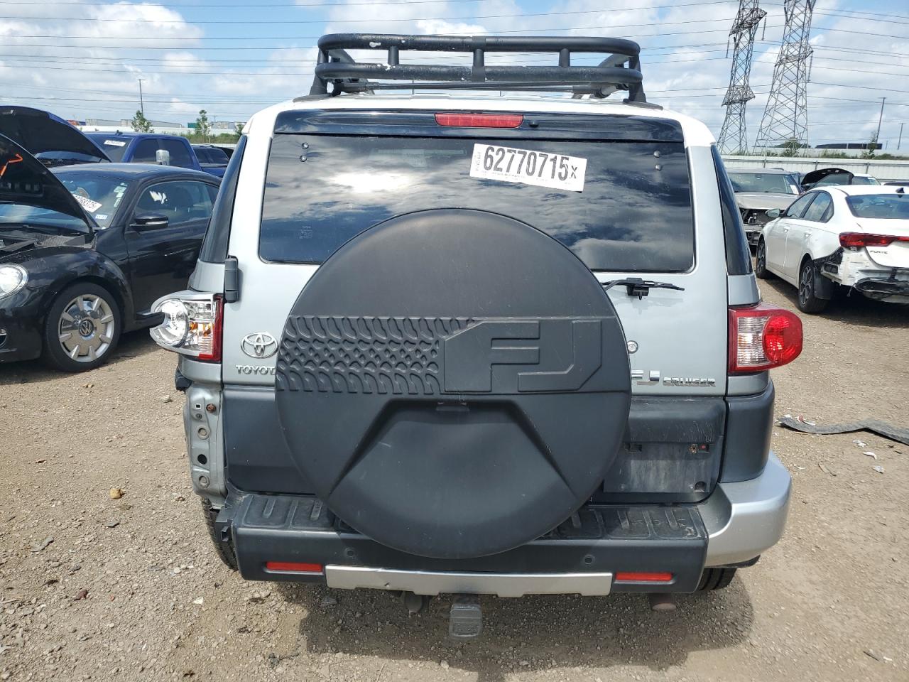 2010 Toyota Fj Cruiser VIN: JTEBU4BF3AK095936 Lot: 62770715