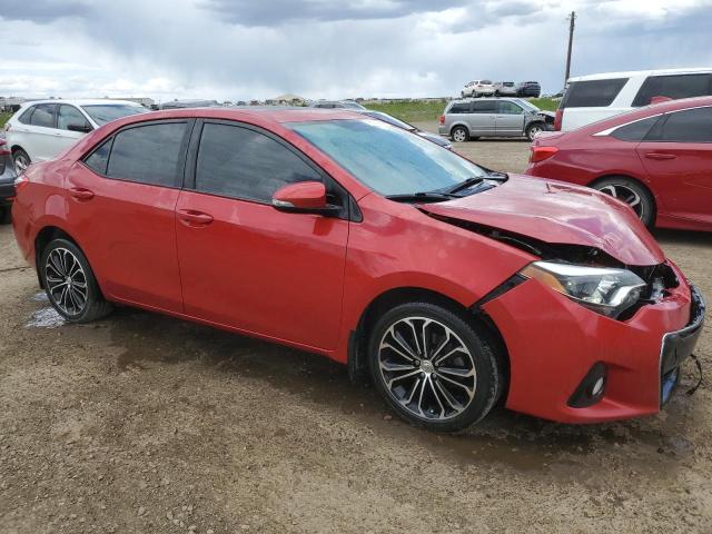 Sedans TOYOTA COROLLA 2014 Red