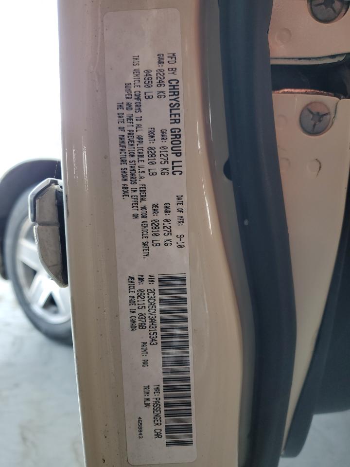 2010 Chrysler 300 Touring VIN: 2C3CA5CV3AH315343 Lot: 62960865