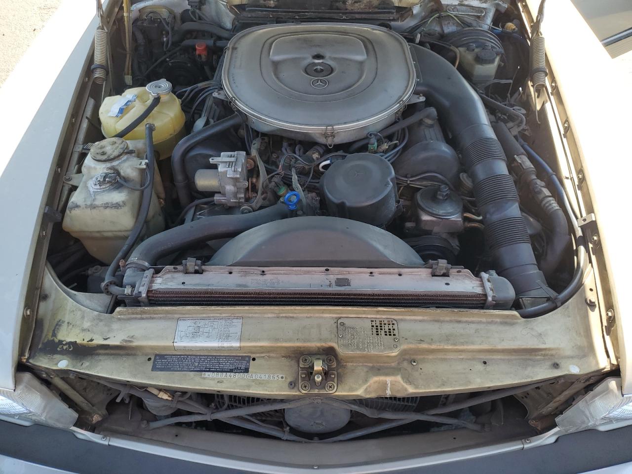 1986 Mercedes-Benz 560 Sl VIN: WDBBA48D0GA041865 Lot: 63091485