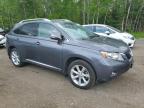 2012 LEXUS RX 350 for sale at Copart ON - COOKSTOWN