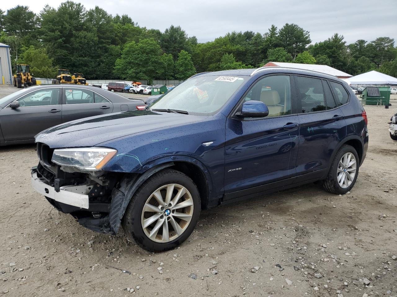 BMW X3 2016 VIN 5UXWX9C55G0D81549