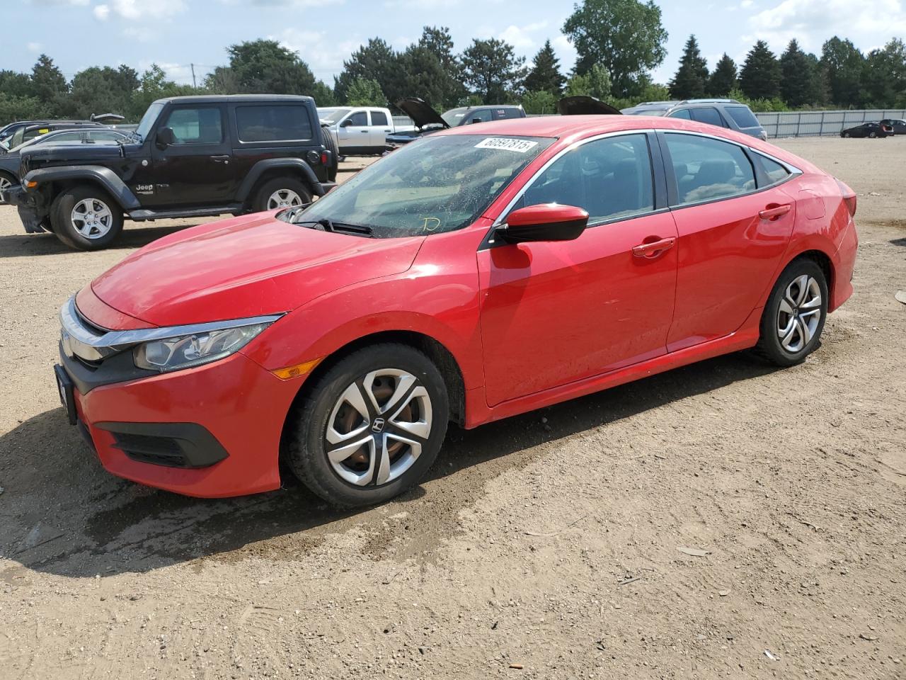 2016 Honda Civic Lx იყიდება Elgin-ში, IL - Front End