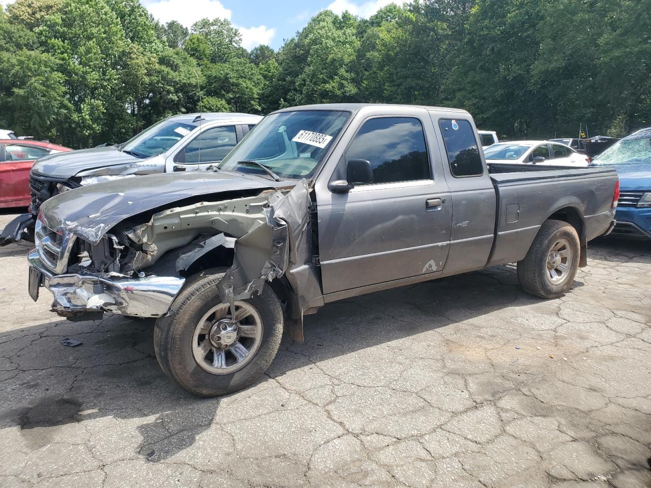 2000 Ford Ranger Super Cab იყიდება Austell-ში, GA - Front End