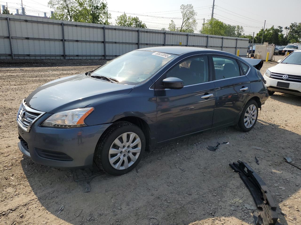 2013 Nissan Sentra S 1.8L zu verkaufen in Lansing, MI - Side