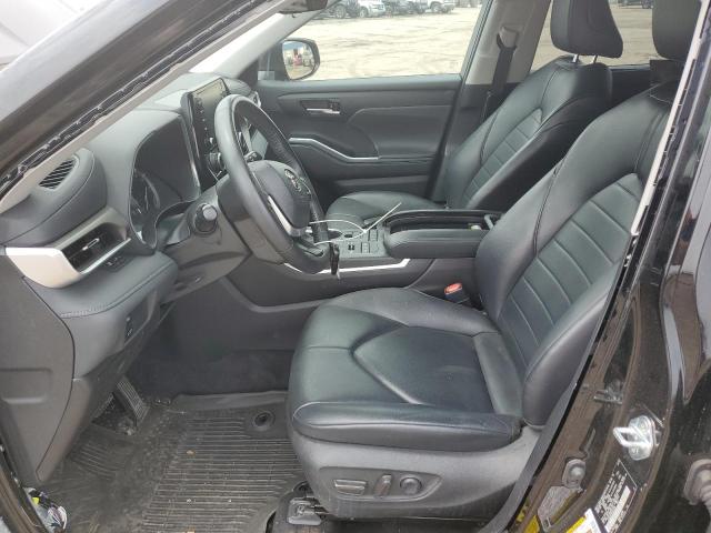  TOYOTA HIGHLANDER 2022 Чорний